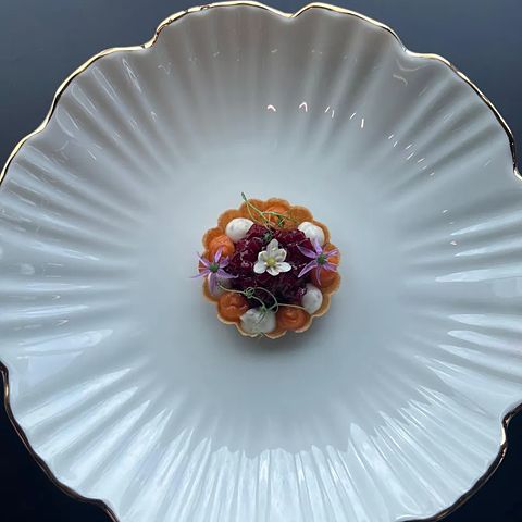 Beetroot Tartar, Pumpkin and Yogurt