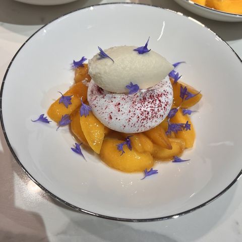 Peach, Lavender and Meringue