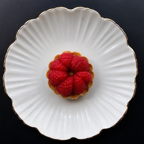 Raspberry and Tarragon Tart