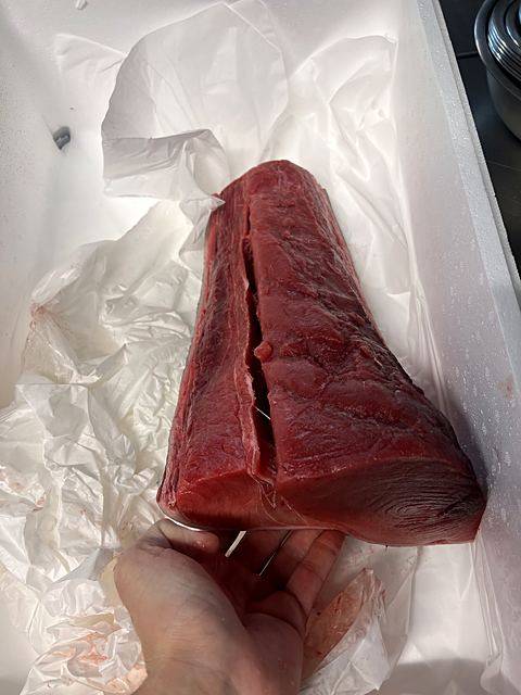 Bluefin tuna loin